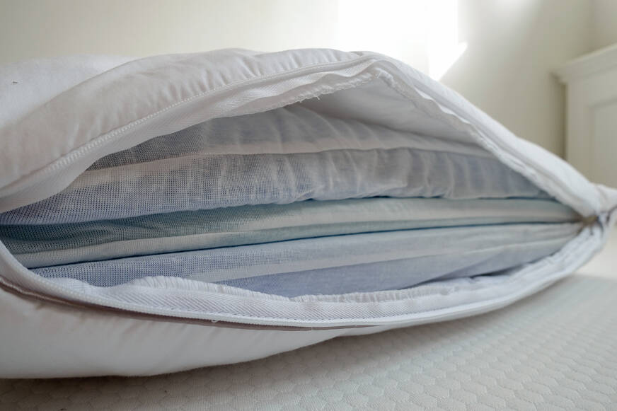 Nectar adjustable pillow layers